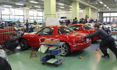 新クラスでの実習風景