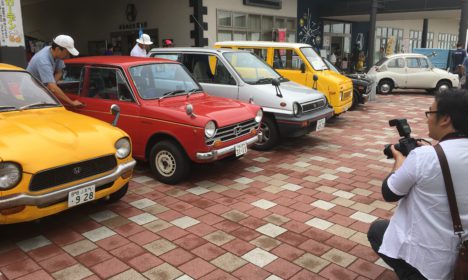 道の駅ふじかわ旧車イベント視察