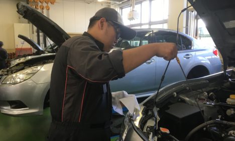 整備科２年生は実習試験日