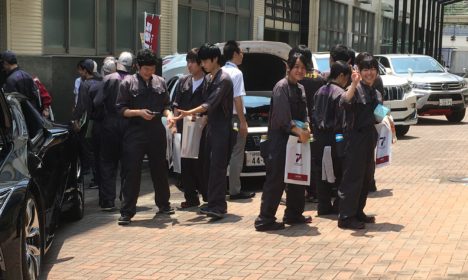 静岡トヨタ様車両展示（学生メイン編）