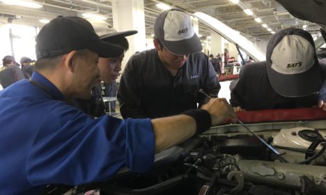 1年生の実習授業風景