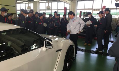 日産GT-Rの研修