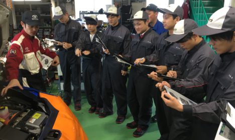 静岡トヨタ様実習