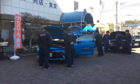 トヨタカローラ様東海様車両展示