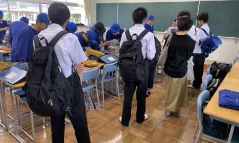 静岡北高へ出張授業