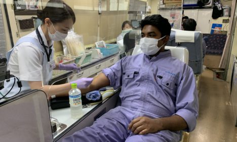 秋の献血その１