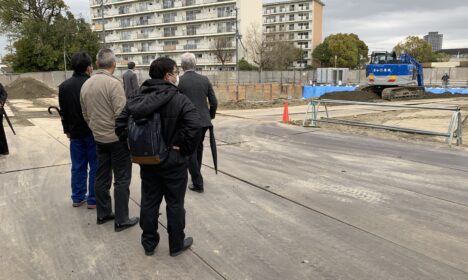 浜松工科の建築現場見学（教員）