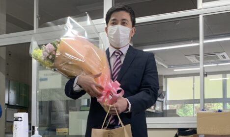 池原先生が退職されます。